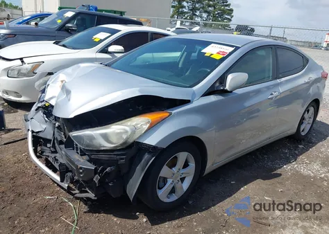 2013 Hyundai Elantra Gls из США, поврежденный, VIN 5NPDH4AE1DH367431